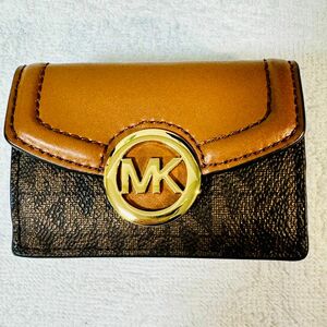 マイケルコース MICHEAL KORS 三つ折り財布 ブラウン