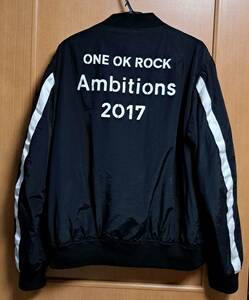 ☆　人気　ONE OK ROCK 2017 Ambitions JAPAN TOUR MA-1 【Lサイズ】　☆