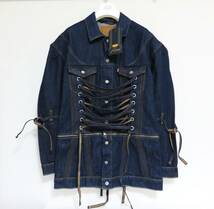 送料無料 定価6.8万 新品 Levi's × NO SESSO デニム ジャケット XS リーバイス ノーセッソ 別注 コラボ LEVIS_画像1