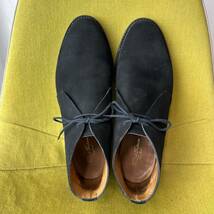Lloyd Footwear ロイドフットウェア ブラックスエードチャッカブーツ UK9 英国製 27.5 28.0相当 ビジネス レザーシューズ_画像2