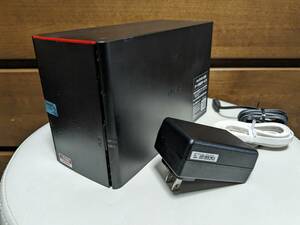 中古【動作確認済】 LS520D0402G ネットワーク対応HDD(NAS) 2TBx2=4TB LinkStation