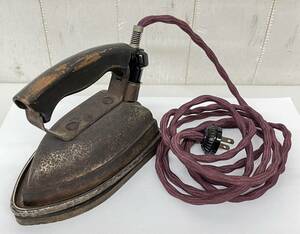  that time thing Showa Retro antique *NATIONAL National Matsushita electro- vessel ma-tsu iron electric iron . pcs attaching dressmaking patchwork old tool properties 