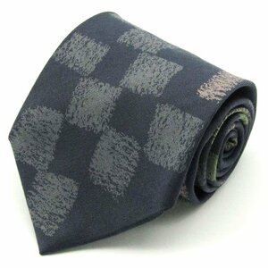  I m Pro duct brand necktie total pattern panel pattern silk wool made in Japan men's gray im product