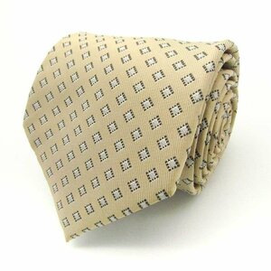  Renoma brand necktie silk fine pattern pattern dot pattern men's yellow renoma