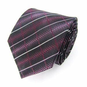  Person's бренд галстук шелк полоса рисунок .. рисунок мужской лиловый PERSONS