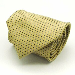  Renoma brand necktie silk fine pattern pattern total pattern widetie men's yellow renoma