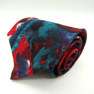 [ superior article ] Missoni MISSONI. what pattern silk many pattern men's necktie multicolor brand 