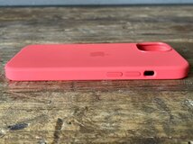 Apple 【純正】MagSafe対応 iPhone 13 シリコーンケース ネクタリン MN643FE/A 展示品_画像4