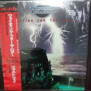 美品 LP 帯付国内盤 シュリンク付/FASTWAY WAITING FOR THE ROAR