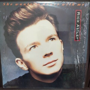 12inch US盤 シュリンク付/RICK ASTLEY SHE WANTS TO DANCE WITH ME