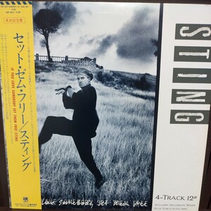 12inch 帯付 国内盤/STING SET THEM FREE