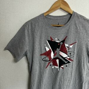 【人気】JORDAN 半袖Tシャツ　杢グレー　mサイズ ナイキ　古着