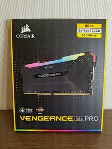 CORSAIR VENGEANCE RGB PRO DDR4メモリ 32GB (2x16GB) 3600MHz [CMW32GX4M2Z3600C18] 