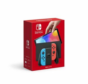 (新品)Nintendo Switch（有機ELモデル） Joy-Con(L) ネオンブルー/(R) ネオンレッド ［ゲーム機本体］スイッチ 任天堂