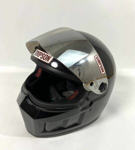 シンプソン フルフェイスヘルメット ブラック ヘルメット バイク用 Ｍサイズ 59-60cm