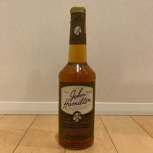 同梱可能 ジョンハミルトン 4年 旧ボトル 700ml 40% ケンタッキー ストレート バーボン ウイスキー JOHN HAMILTON 古酒