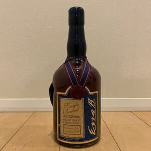 同梱可能 エズラブルックス 12年 シングルバレル 750ml 49.5% EZRA BROOKS B ケンタッキー バーボン ウイスキー 古酒 1円スタート