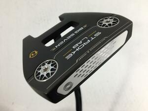 中古超美品 オデッセイ STROKE LAB(ストローク ラボ) ブラックシリーズ BIG SEVEN Toe Up パター 2020 パター オリジナルスチール[1645