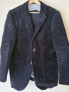 【希少】The FRANKLIN TAILORED CORDUROY BLAZER Dk Navy 2014FW