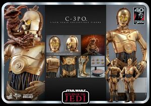 ホットトイズMMS701D56 スター・ウォーズ Ｃ-３ＰＯ1/6 合金C3PO