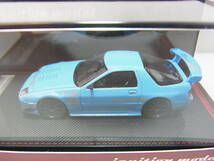 1/64 イグニッションモデル Mazda RX-7 (FC3S) RE Amemiya Light Blue マツダ RE雨宮_画像2