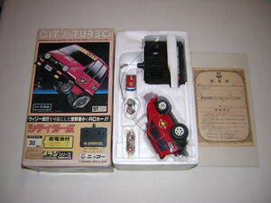 昭和レトロ　ニッコー　マメラジシリーズ　シティターボ　1983年　日本製　世界最小のRCカー　