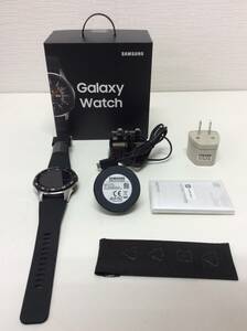 ■3522 galaxy watch ギャラクシーウォッチ 46ｍｍ SM-R800 箱・付属品あり 稼働品 スマートウォッチ 時計 ※写真要確認
