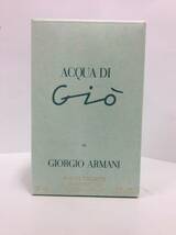 ■3685 GIORGIO ARMANI ACQUA DI Gio ジョルジオ アルマーニ アクアディジオ オードトワレ EDT 35ml 香水 8割残_画像6