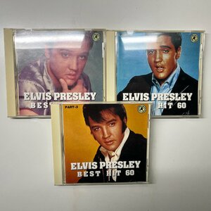 C2542 ; 国内CD 全3枚セット ELVIS PRESLEY BEST HIT 60 (DAIICHI KIKAKU) PART1～3 エルビス・プレスリー ベスト盤