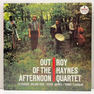 美盤!! 赤黒ラベ GFジャケ JPNプレス ROY HAYNES QUARTET Out Of The Afternoon (Impulse IMP 88086) w/ ROLAND KIRK, TOMMY FLANAGAN