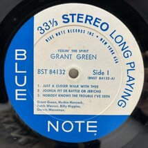 良好!!【VANGELDER刻印 NEWYORK/LIB US初期プレス】GRANT GREEN Feelin' The Spirit (Blue Note BST 84132) w/Butch Warren, Billy Higgins_画像3