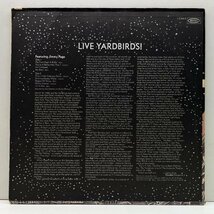 十分概ね良好!!【曰く付きの発禁回収盤】US 完全オリジナル LIVE YARDBIRDS Live Yardbirds - Featuring Jimmy Page 初回カラージャケット_画像2