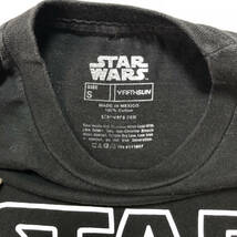 【980円スタート】USA 古着 半袖 Tシャツ STAR WARS ブラック 黒 メンズSサイズ スターウォーズ ロゴTシャツ 映画 古着卸 激安 BA1310_画像5