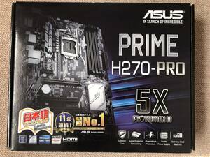 【中古】ASUS PRIME H270-PRO LGA1151 第6・7世代CPU対応 H270チップセット搭載 ATXマザーボード