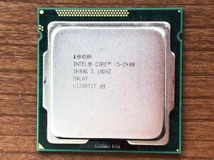 【中古】Intel Core i5-2400 3.10GHz/SR00Q/TDP 95W/Sandy Bridge/LGA1155(2世代)、4コア4スレッド