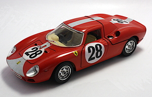 Bburago BBurago 1/24 Ferrari 250 Le Mans (1965) Italy made [ box less ]