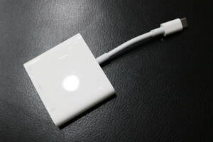 [現行モデル] Apple純正 USB-C Digital AV Multiport Adapter A2119 MUF82ZA/A デジタル AV マルチアダプタ B