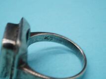 【318】11号 モザイクオパール マーカサイト SILVER シルバー 925 リング 指輪 アクセサリー TIA_画像6