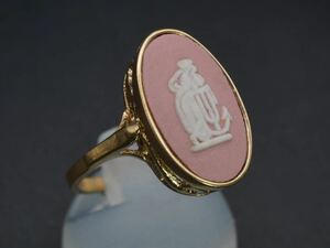 【37】10.5号 WEDGWOOD ウェッジウッド ヴィンテージ ビンテージ リング 指輪 アクセサリー TIA