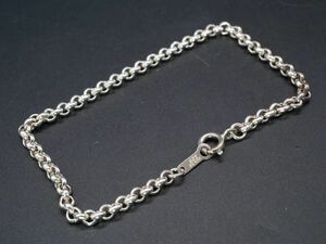 【15】SILVER シルバー 925 ブレスレット 長さ約18cm TIA