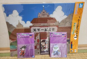 一番くじ ドラゴンボール EX 激闘 天下一武道会 F 賞 ドラゴンスタンドコレクション I賞 ビジュアルシート マジュニア　ピッコロ 悟空 新品