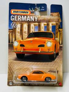 マッチボックス 1962 VOLKSWAGEN KARMANN GHIA オレンジ MATCHBOX フォルクスワーゲン カルマンギア GERMANY ジャーマニー 未開封