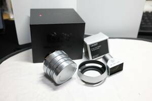 【送料無料】七工匠 7Artisans 35mm F2 Limited Silver ステンレスシルバー ライカＭマウント　ファインダーセット【美品、限定品】