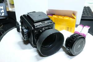 【送料無料】ZENZA BRONICA ゼンザブロニカ S2 75mm 100mm セット【美品、実働品】