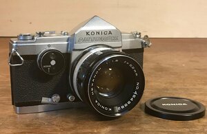 SS-2615■送料込■KONICA AUTOREX 一眼レフカメラ フィルムカメラ 947g●ジャンク扱い●レンズに曇りあり/くATら