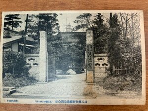 VV-36 ■送料込■ 埼玉県 与野駅 與野駅 清涼園 温泉 旅館 門 建物 庭 造園 電球 風景 景色 戦前 絵葉書 古葉書 写真 古写真/くNAら/くJYら