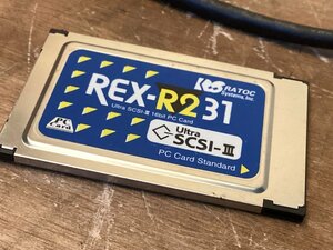 TT-1719■送料込■RATOC ラトックシステム Ultra SCSI-Ⅲ PC Card ハーフピッチピン ケーブル パソコン REX-R231 90g●ジャンク扱い/くGOら