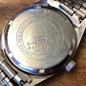 TT-1864■送料込■ シチズン CITIZEN Pocket Homer Date メンズ アナログ 17石 手巻 腕時計 時計 72g●ジャンク扱い/くGOらの画像9