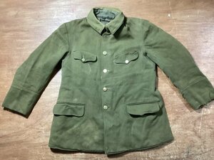 TT-1904■送料込■ 軍隊 兵隊 制服 陸軍 軍用 日本軍 上着 服 装備品 ミリタリー 身丈:67cm 袖丈:50cm 肩幅:41cm 1196g /くGOら