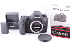 [極上美品] Canon EOS 6D Mark II 26.2MP Full-Size DSLR Camera Body キャノン 一眼レフ カメラ ボディ NB-00253